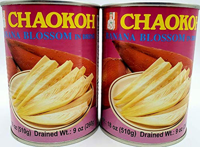 Chaokoh Banana Blossom in Brine 2 Pack