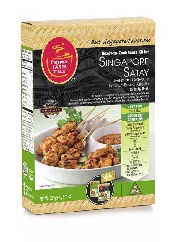 Prima Taste Entre Kebab Satay Sinapor 9.7 Oz