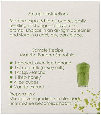 SA Japanese Green Tea Organic Daily Matcha for Drinking and Cooking, 2 Ounce