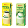 Biggrae Flavored Milk Series; Banana, Strawberry, Melon & Mix; Each Pack 200ml, 6.8 Fl oz; 빙그레 우유(바나나, 딸기, 멜론) (Mix(Banana+Melon), 12 Packs(Each Flavor 6 Packs))
