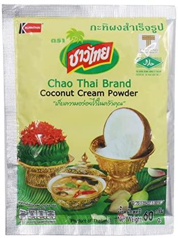 Chao Thai, Coconut Cream Powder, 60 g [Pack of 3 pieces]