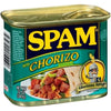 Spam, Canned Meat, with Chorizo Seasoning, 12 Oz (Pack of 3)