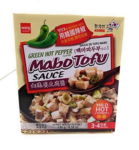 Wang, Mabo Tofu Sauce (Green Hot Pepper), 4.58 oz - Mighty Depot