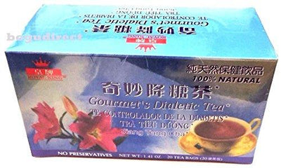 2 Boxes x 20 Tea Bags Royal King 100% Natural Gourmet`s Diabetics Herbal Tea