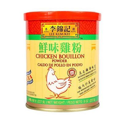 Chicken Bouillon Powder (Caldo De Pollo En Polvo)- 8oz [3 units] by Lee Kum Kee.