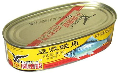 Eagle Coin Canned Dace Fish with Salted Black Beans