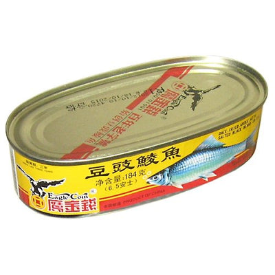 Eagle Coin Canned Dace Fish with Salted Black Beans