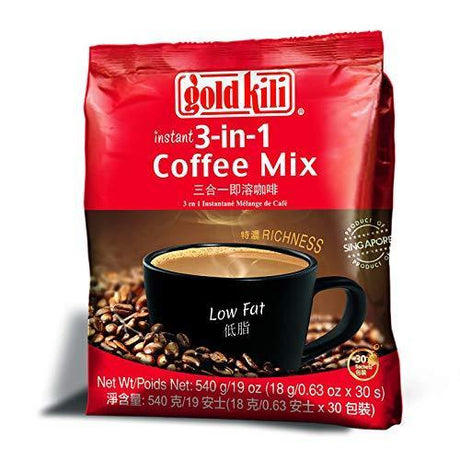 Gold Kili Rich Coffee Mix 3 in 1, 30 -Count - Mighty Depot