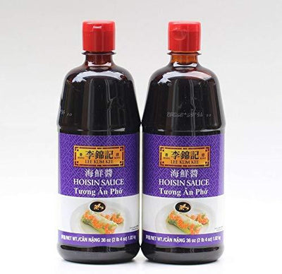 2 bottles LEE KUM KEE HOISIN SAUCE TUONG AN PHO 36 OZ