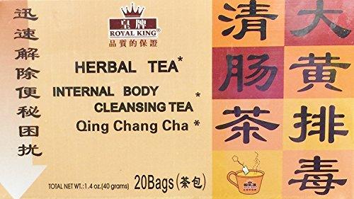 1.4oz Royal King Herbal Tea Internal Body Cleansing Tea Qing Chang Cha, Pack of 1