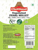 Chettinad Pearled (Unpolished) Pearl Millet - 2 Lb - Mighty Depot