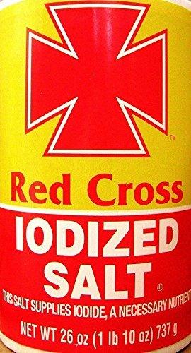 Red Cross Iodized Salt This Salt Supplies Iodide 26 Oz. Pack Of 3.