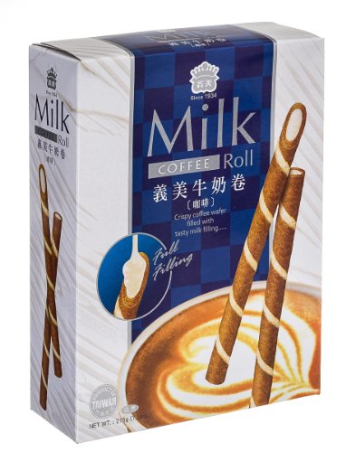 I Mei Milk Roll Family Pack, Coffee, 7.58 Ounce