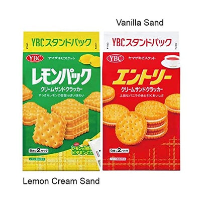 YBC Biscuit Assortment (9sheets x 2bags) 4.9oz 2types Japanese Crackers Yamazaki Ninjapo