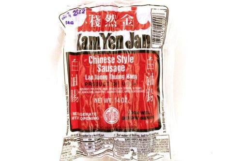 Kam Yen Jan Chinese Sausage 14oz (6 Pack)