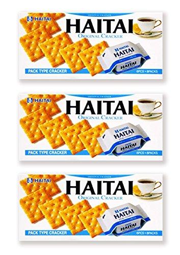 Haitai Original Crackers, Original Flavor - 7 Pack (3 Boxes) - Mighty Depot