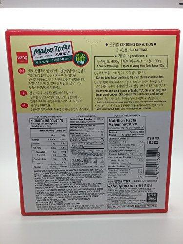 Wang, Mabo Tofu Sauce (Mild Hot), 4.59 oz - Mighty Depot