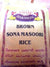 Swad Dakshin Brown Sona Masoori Rice 20lb