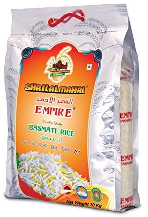 SHRILALMAHAL Empire Basmati Rice (Most Premium), 10 lbs / 180 oz