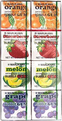 Bubble Gum Fruits Flavor (8-ct) - 1.58oz (Pack of 6) - Mighty Depot