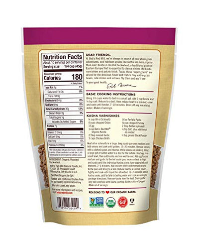 Organic Kasha / Toasted Buckwheat, 16 Ounce (Pack of 1)