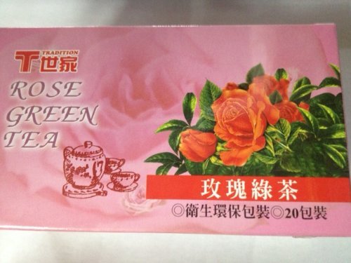 Tradition Tea, Rose Green Tea, 20 bag Units (Pack of 6)