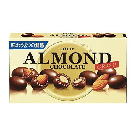 Lotte almond chocolate [Crisp] 89gX10 boxes - Mighty Depot