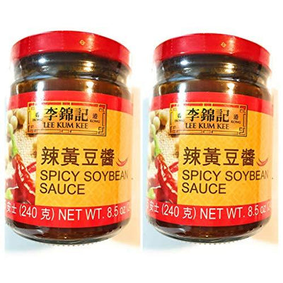 Lee Kum Kee Spicy Soybean Sauce 8.5 Oz(2 Pack)辣黃豆醬