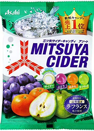 Asahi Food & amp; health care Mitsuya Cider Candy 136g ~ 6 bags