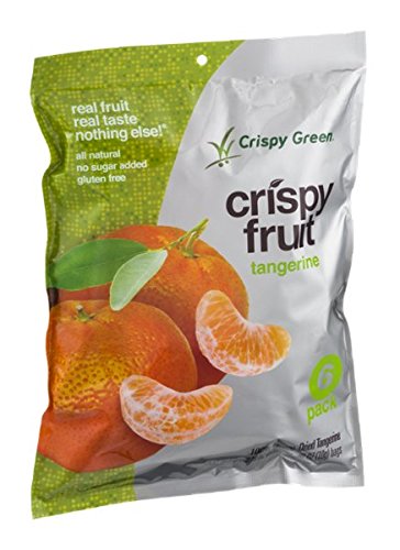 Crispy Green Crispy Fruit 100% Freeze Dried Tangerine - 6 CT