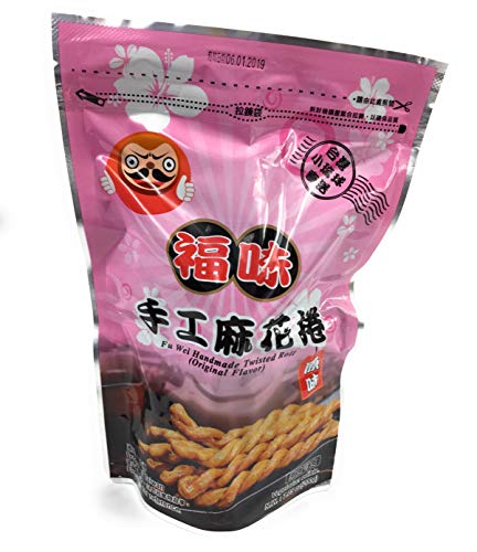 Fu Wei Handmade Twisted Roll 200g / 7.05oz (Pack of 20) (Original) - Mighty Depot