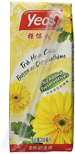 Yeo's Chrysanthemum Tea Drink, Lightly Infused Healthy Tea, Refreshing Asian Drinks, 250 ml (24 Pack)