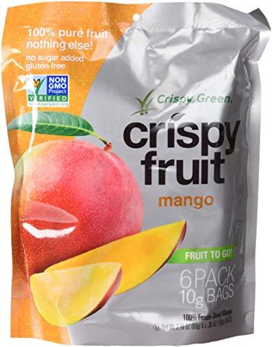 Crispy Green Crispy Fruit 100% Freeze Dried Mango - 6 ct