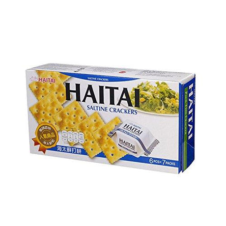 Haitai, Saltine Crackers, net weight 141 g (Pack of 2 pieces) - Mighty Depot