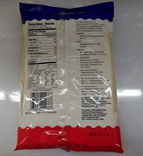 Shirakiku Japanese Style Bread Crumbs Panko Flakes Pack of TWO 198g Each Pack - Mighty Depot