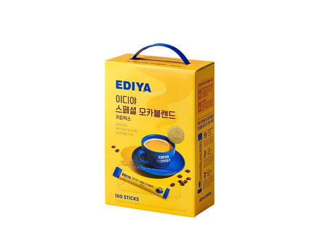 EDIYA Special Mocha Blend 3in1 coffee mix, 100 sticks, 38 fl oz - Mighty Depot