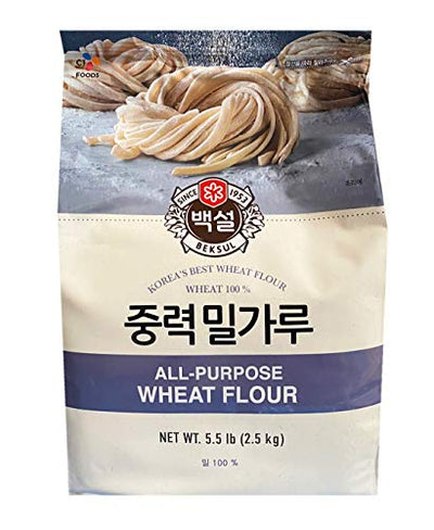 Beksul Korea's Best 100% Wheat All-Purpose Flour Value Pack백설 중력분