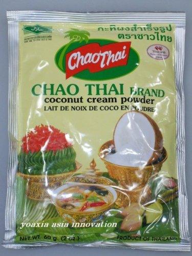 Coconut Cream Powder - Chao Thai - 6 x 2 oz - Product of Thailand