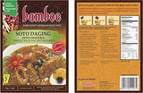 Bamboe Bumbu Instant Soto Daging Madura - Beef Soup Spice, 40 Gram (Pack of 3) - Mighty Depot