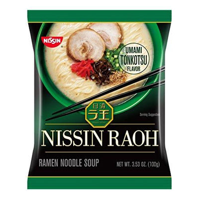 Nissin RAOH Ramen Noodle Soup, Umami Tonkotsu, 2 Pack (8 ea )