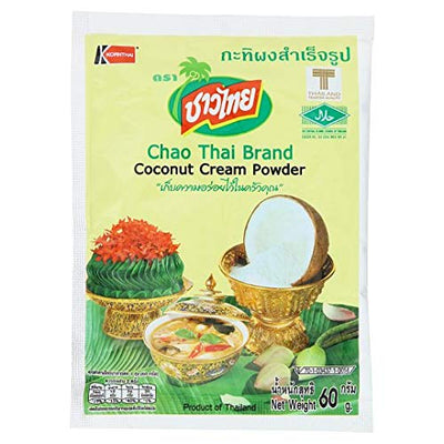 Chao Thai Brand Coconut Cream Powder 60gx12 Pack