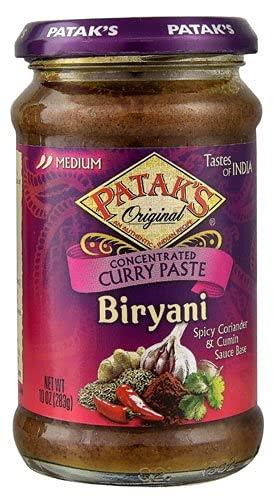 Pataks Curry Paste - Concentrated - Biryani - Medium - 10 oz - case of 6