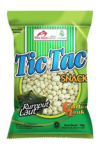 Dua Kelinci Tic Tack Rumput Laut, 100 Gram (Pack of 4) - Mighty Depot