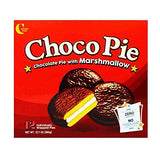 Crown Choco Pie With Marshmallow 1case, 30gx12 초코파이 - Mighty Depot