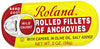 Roland Anchovy Filet Rolled, 2 oz