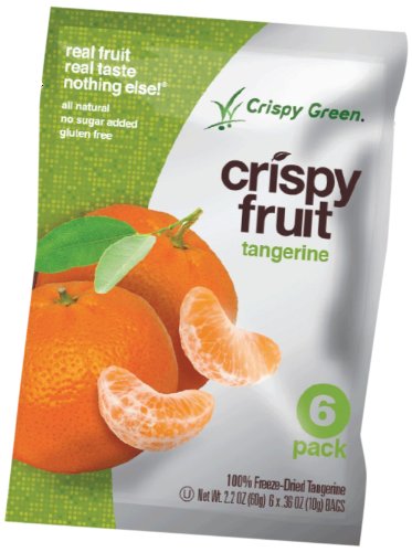 Crispy Green Fruit Snacks, Crispy Tangerine, 2.2 Ounce