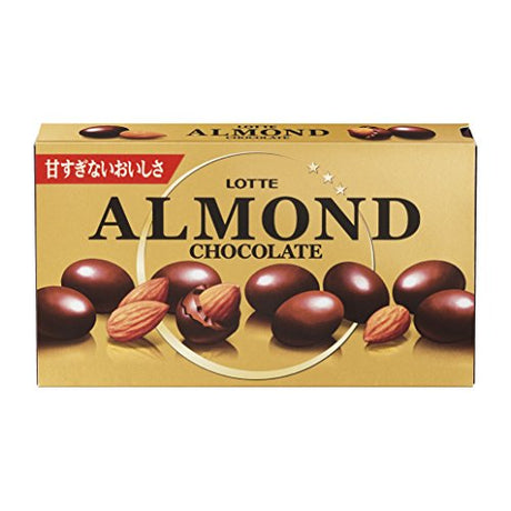 Lotte almond chocolate 86gX10 boxes - Mighty Depot