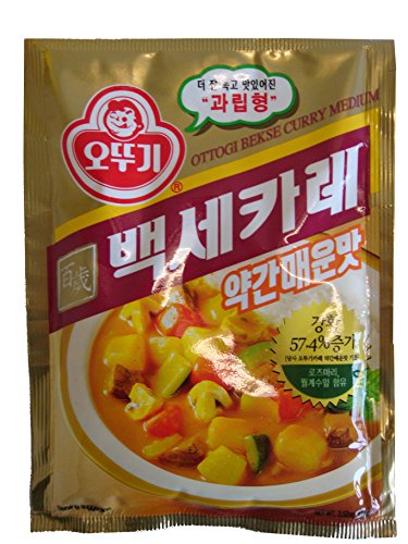 Bek-se Curry Medium Flavor 100g 백세카레 약간매운맛 *pack of 1