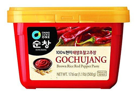Sunchang Red Pepper Paste with brown rice (Gochuchang, Mild) (5pack) - Mighty Depot