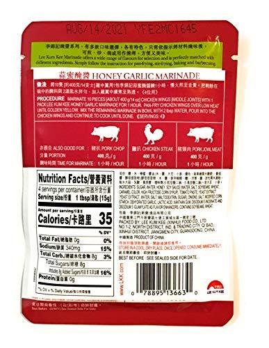 Lee Kum Kee Honey Garlic Marinade 2.1 Oz(4 Pack) - Mighty Depot